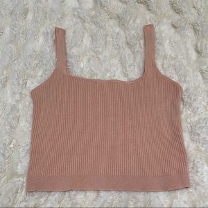 NWOT Garage ribbed cropped tank top